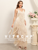 Step into Elegance with the VITRCHP Luxury Evening Dress 5